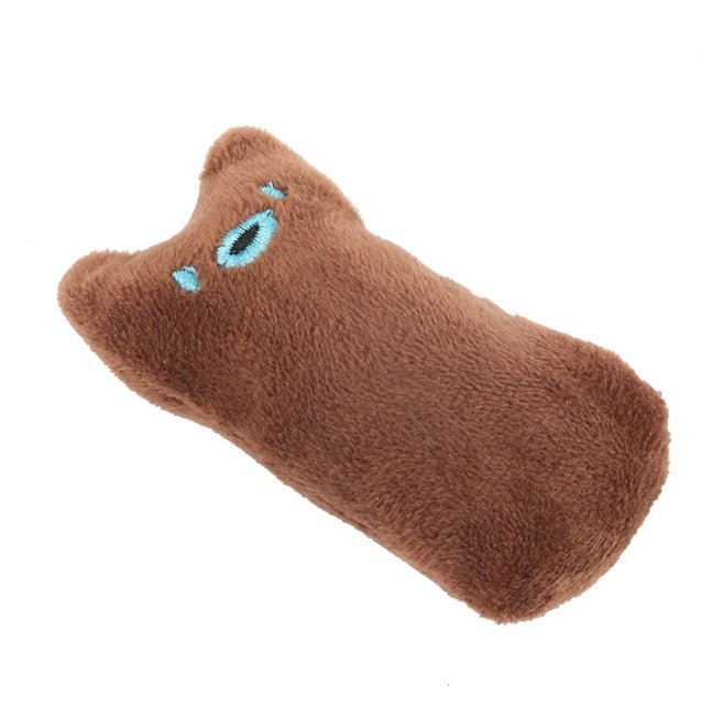 Interactive Cat Toy Catnip Pet Supplies Pillow Thumb Plush Teeth Grinding Bite Mint Cat Accessories - MyMobile