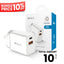iQuick 20W PD3.0+QC3.0 Fast Charging Adapter (10PCS)