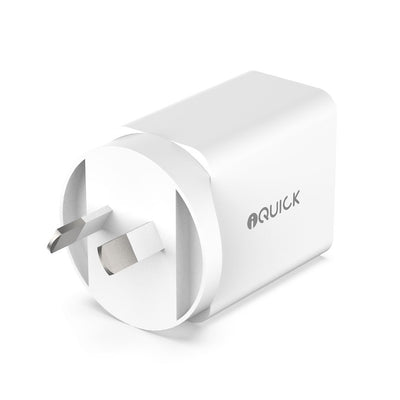iQuick 30W PD3.0+QC3.0 Dual Ports Charging Adapter