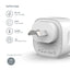 iQuick NANO Energy 1 35W USB-C Dual Ports Charging Adapter