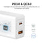 iQuick GaN II 45W PD3.0+QC3.0 Dual Ports Charging Adapter