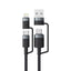 iQuick TransWire I Series 4 in 1 Charging Date Cable 1.2m for 15 / 16 / 17 Series