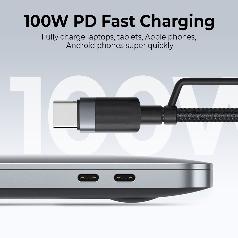 iQuick TransWire I Series 4 in 1 Charging Date Cable 1.2m for 15 / 16 / 17 Series