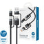 iQuick TransWire I Series 4 in 1 Charging Date Cable 1.2m for 15 / 16 / 17 Series