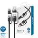 iQuick TransWire I Series 4 in 1 Charging Date Cable 1.2m for 15 / 16 / 17 Series - MyMobile