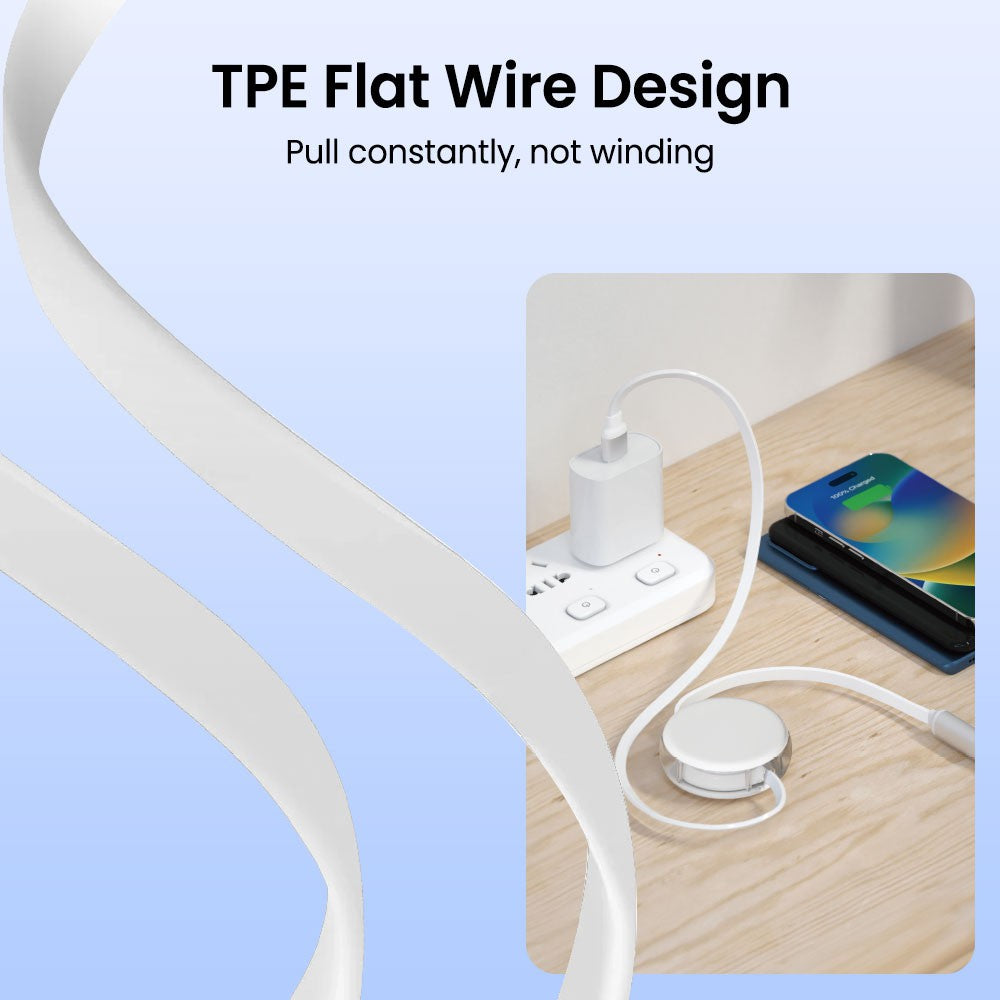 iQuick 3 in 1 Retractable Fast Charge & Data Sync Cable IQTC2301 1.2m