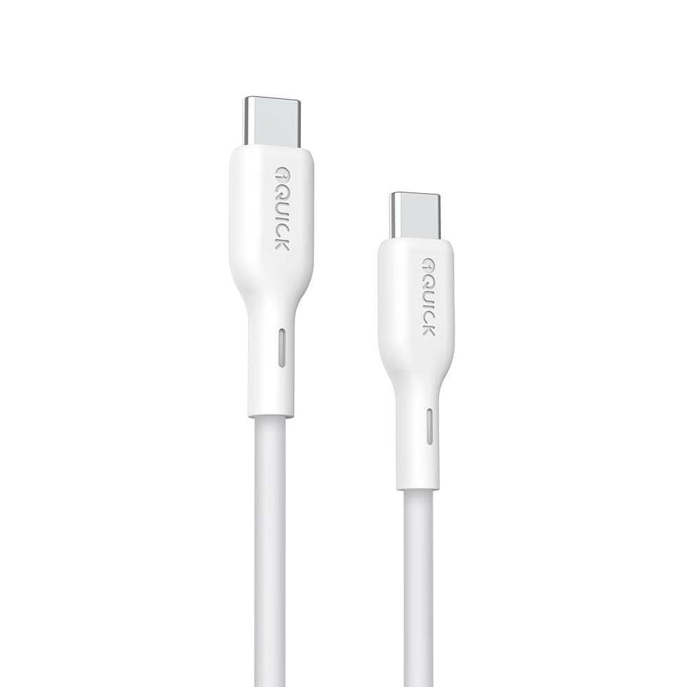 iQuick PowerWire 2 Series Liquid Silicone Charging Data Cable USB-C to USB-C 1.2m