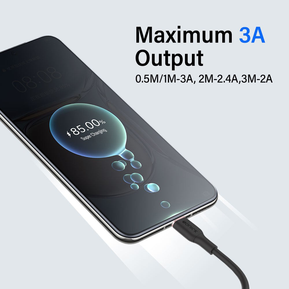 iQuick PowerWire 1 Series TPE Charging Data Cable Type-C to Type-C 0.5m for iPhone 15 / 16 / 17 Series