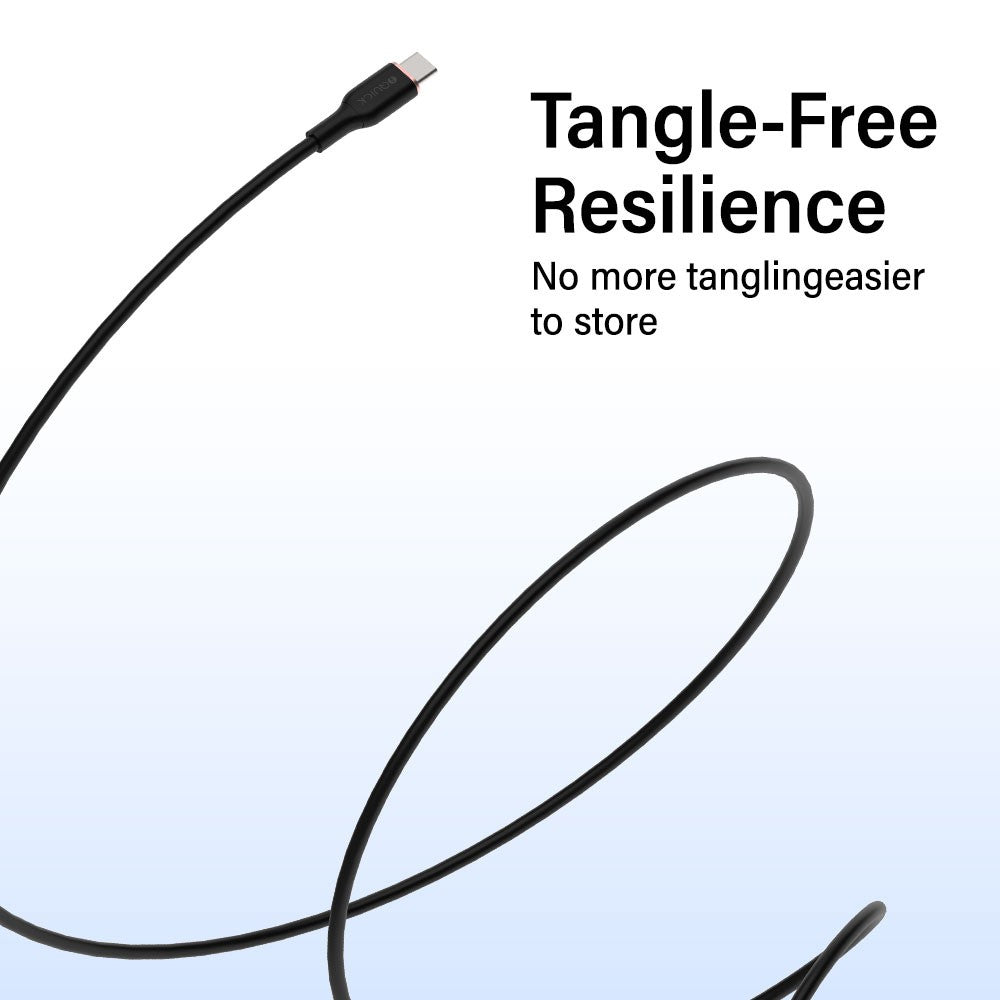 iQuick PowerWire 1 Series TPE Charging Data Cable Type-C to Type-C 3m for iPhone 15 / 16 / 17 Series