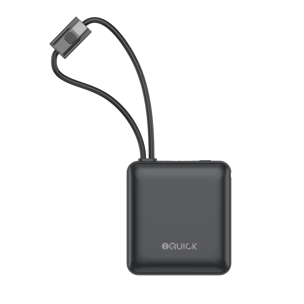 iQuick Built-in Type-C and Lightning Cables Power Bank 10,000mAh 22.5W