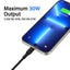 iQuick PowerWire 1 Series TPE Charging Data Cable Type-C to iP 1m