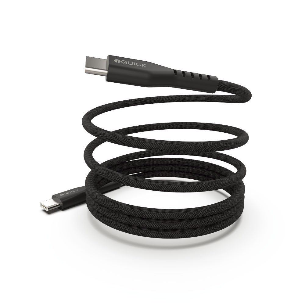 iQuick MagWire 1 Series Self-winding Charging Data Cable 100W/5A 1m for iPhone 15 16 Series