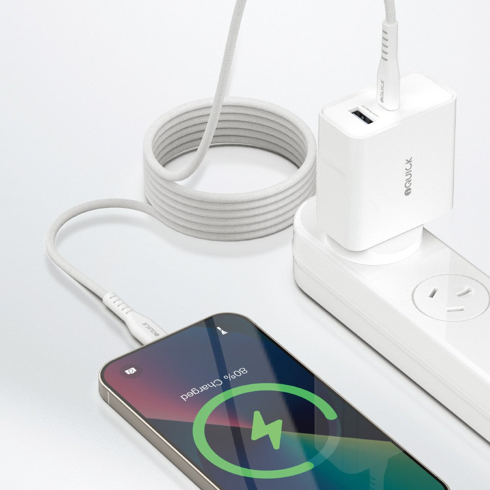 iQuick MagWire 1 Series Self-winding Charging Data Cable 100W/5A 1m for iPhone 15 16 Series
