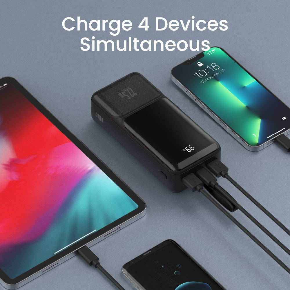 iQuick POWER SQUARE 0 Digital Display Power Bank 30,000mAh 22.5W