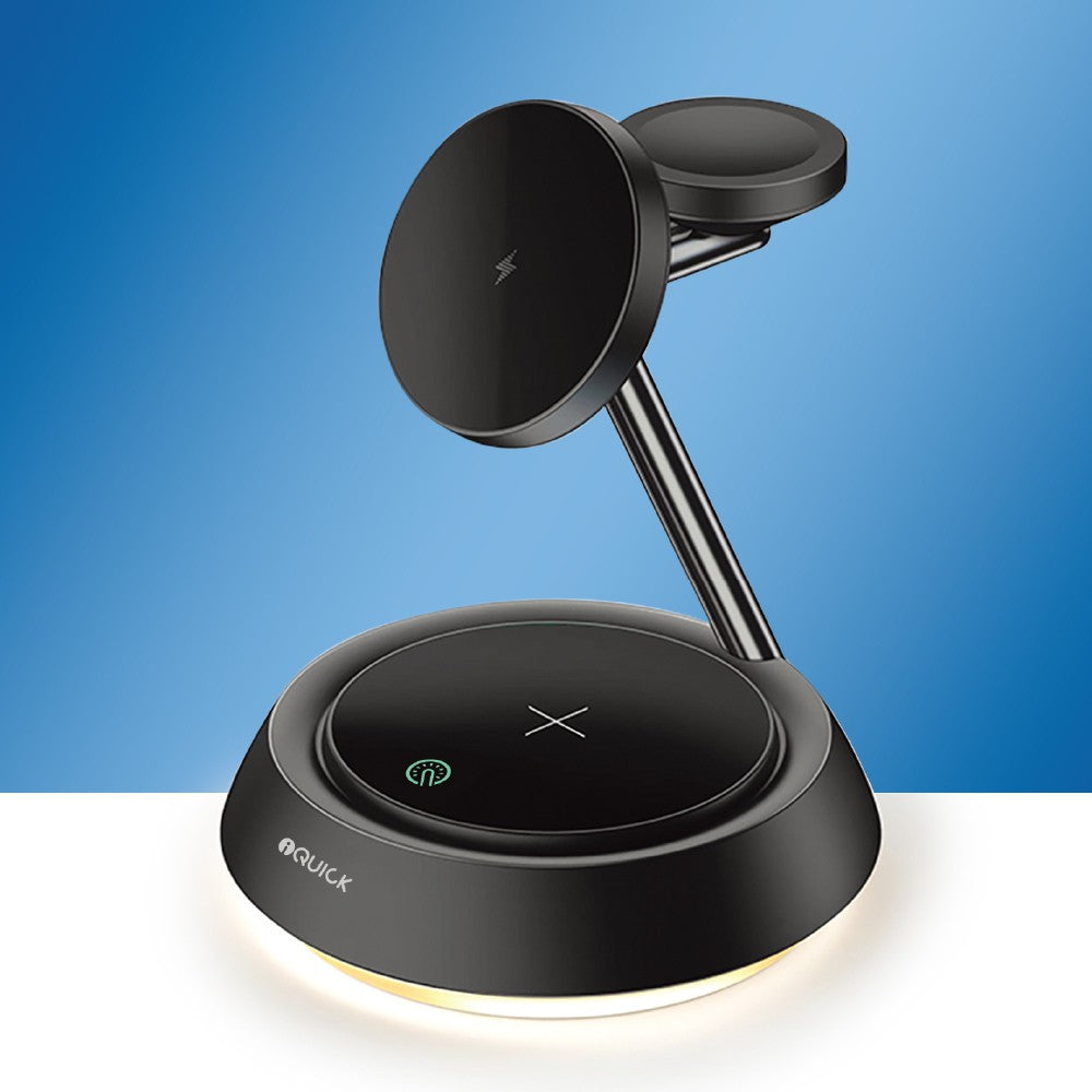 iQuick Twig 2 Multi Functions Wireless Charger With LED Ambient Light