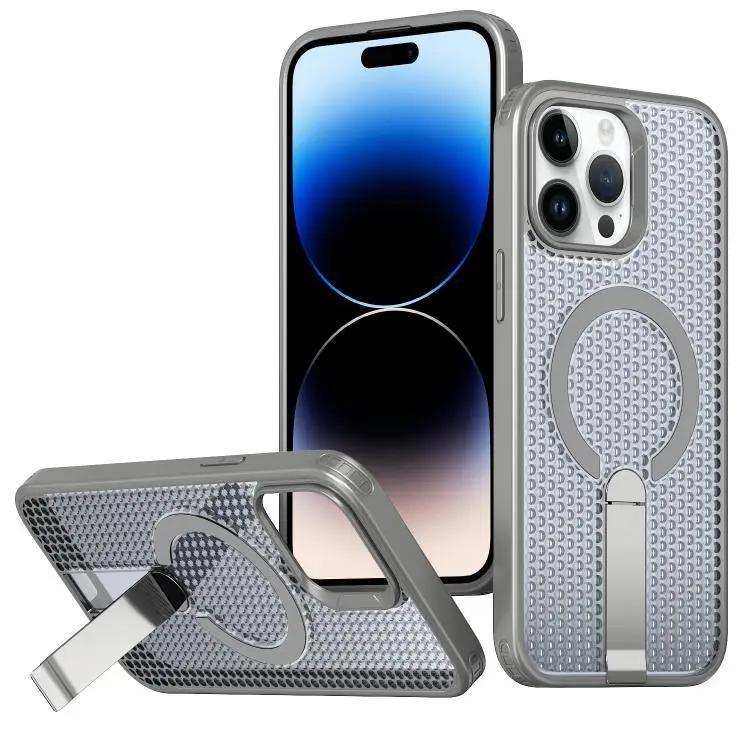 kalebol Honeycomb Cooling MagSafe Holder Phone Case Kalebol