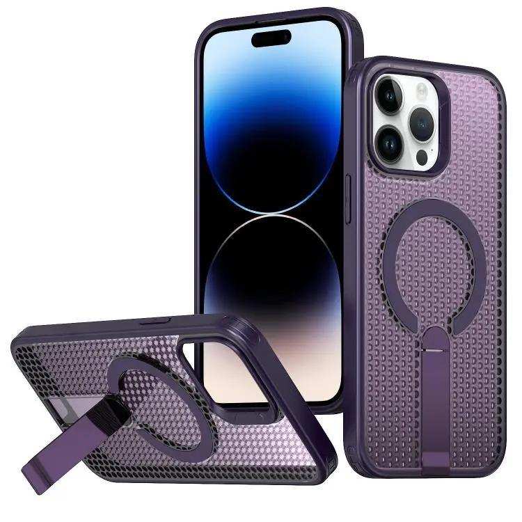 kalebol Honeycomb Cooling MagSafe Holder Phone Case Kalebol