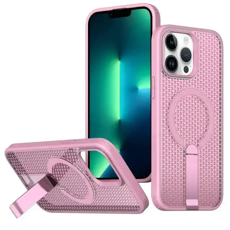 kalebol Honeycomb Cooling MagSafe Holder Phone Case Kalebol