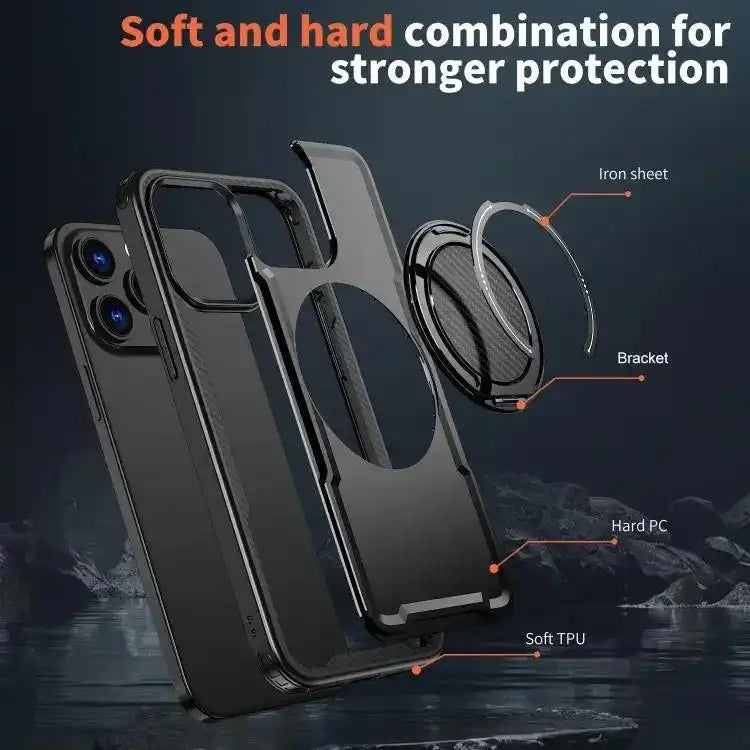 kalebol Metal 360 Degree Rotation Holder MagSafe Phone Case Kalebol
