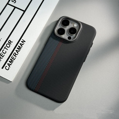 Kevlar Pattern Magnetic Hard Shell Protective Cover For iPhone 16 - MyMobile