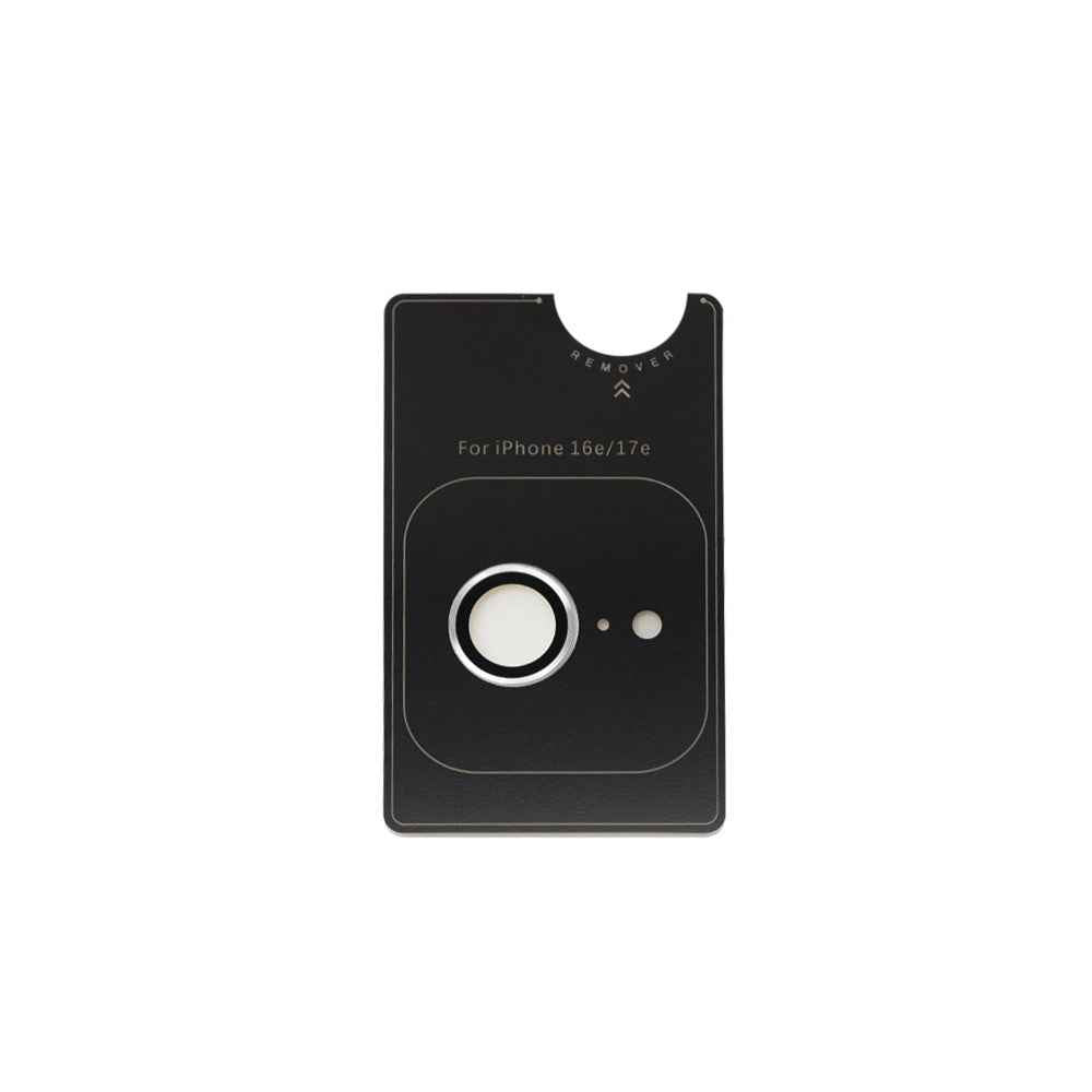 Kinglas Metal Ring HD Tempered Glass Camera Lens Protector Film for iPhone 16E / 17E