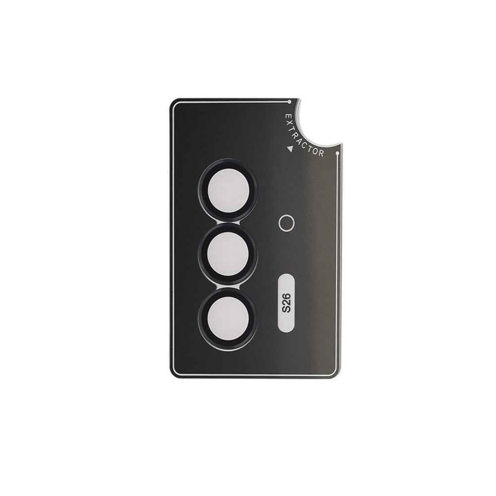 Kinglas Metal Ring HD Tempered Glass Camera Lens Protector Film for SamSung Galaxy S26