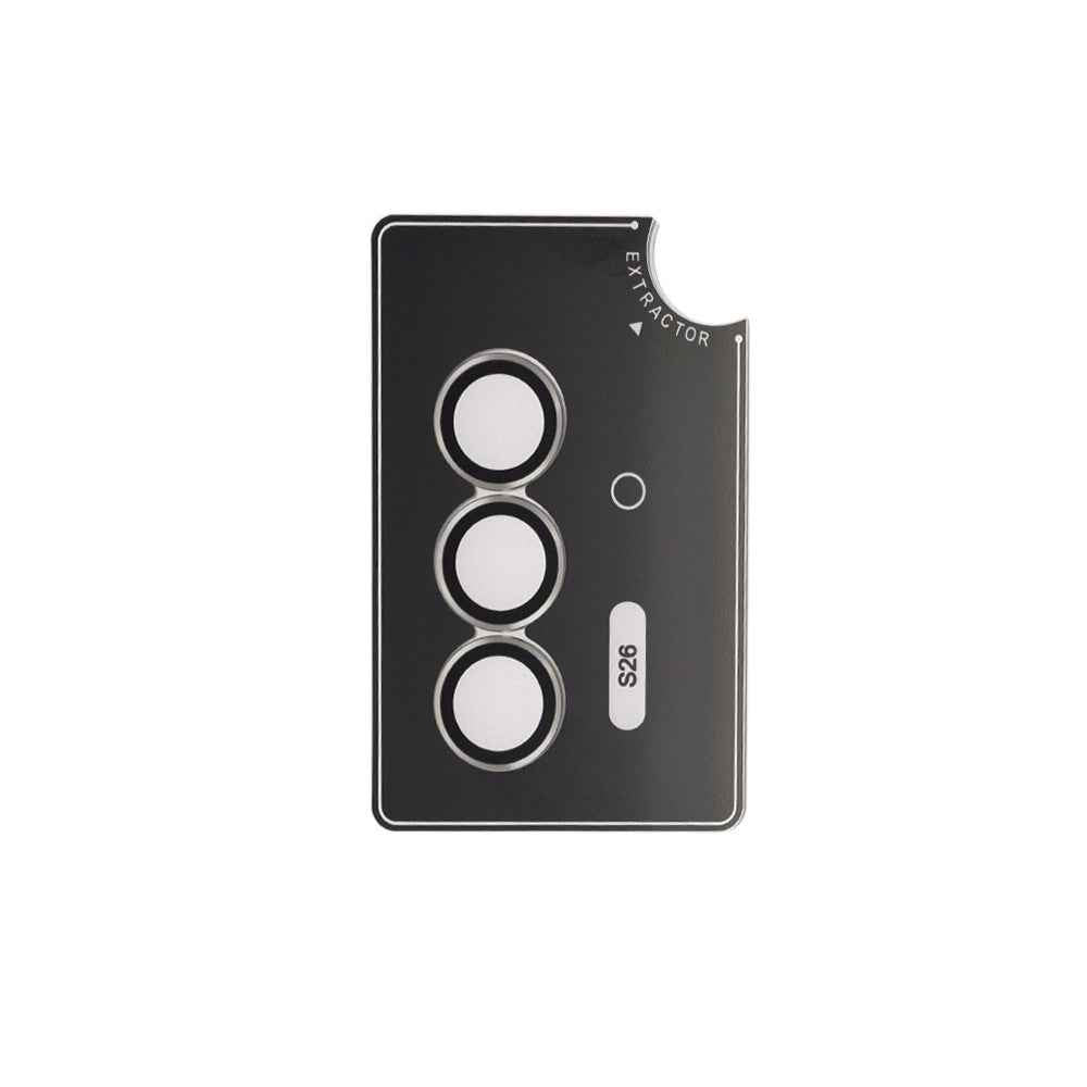 Kinglas Metal Ring HD Tempered Glass Camera Lens Protector Film for SamSung Galaxy S26