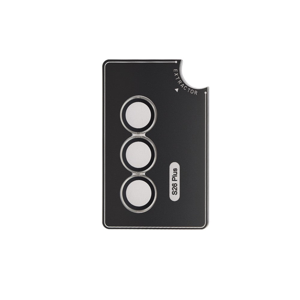 Kinglas Metal Ring HD Tempered Glass Camera Lens Protector Film for SamSung Galaxy S26 Plus