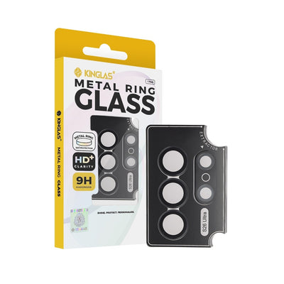 Kinglas Metal Ring HD Tempered Glass Camera Lens Protector Film for SamSung Galaxy S26 Ultra