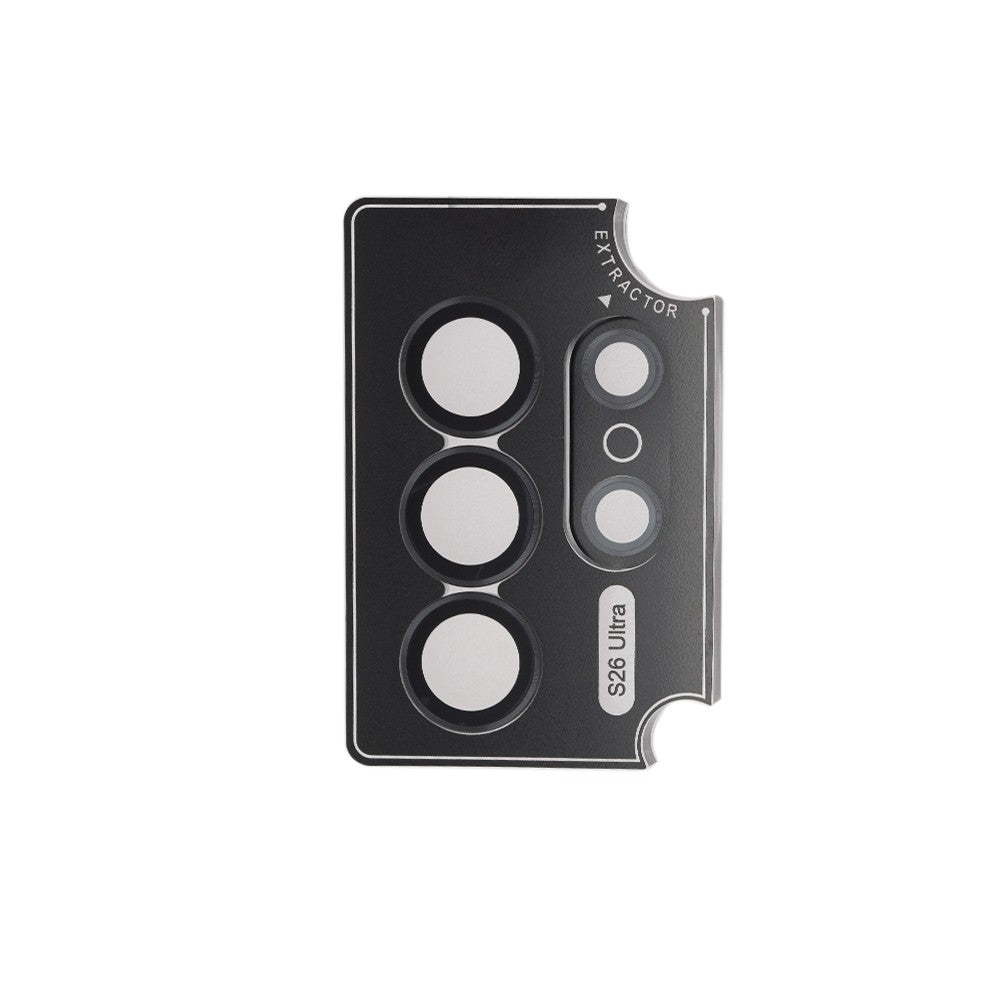 Kinglas Metal Ring HD Tempered Glass Camera Lens Protector Film for SamSung Galaxy S26 Ultra