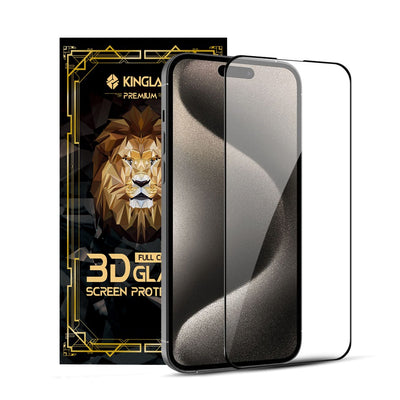 Full Coverage Tempe Glass Screen Protector For iPhone 15 Pro