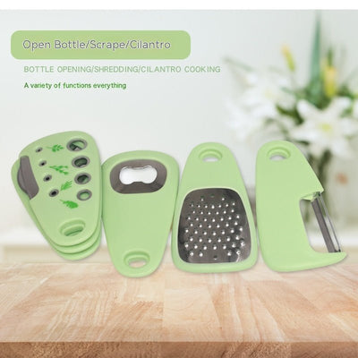 Kitchen Gadget Set 6 Slicing Knife Peeler Multifunctional Mashed Garlic Slicer Household Kitchen Tool Bottle Opener - MyMobile