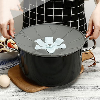 Kitchen Gadget Silicone Spill - Proof Pot Utensil Cover Kitchen Tools Flower Type Baking Tools - MyMobile