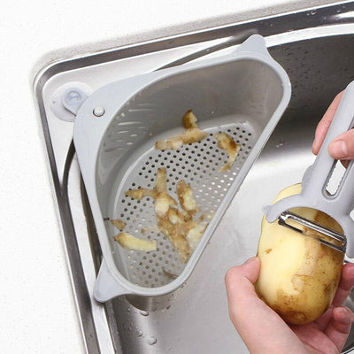 Kitchen Sink Multi - function Triangle Storage Rack Multi - purpose Dishwashing Sponge Drain Rack Storage Rack - MyMobile