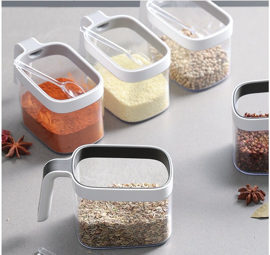 Kitchen Spice Rack Jar Free Perforated Spice Box Wall - Mounted Spice Box Set Household Spice Jar Storage Box - MyMobile