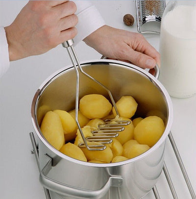 Kitchen Tools Vegetable Gadgets Potato Ricer Mud Machine Potatoes Masher Pressure Mashed Potatoes Masher Device - MyMobile