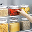 Kitchen Transparent Airtight Jar Grain Storage Plastic - MyMobile