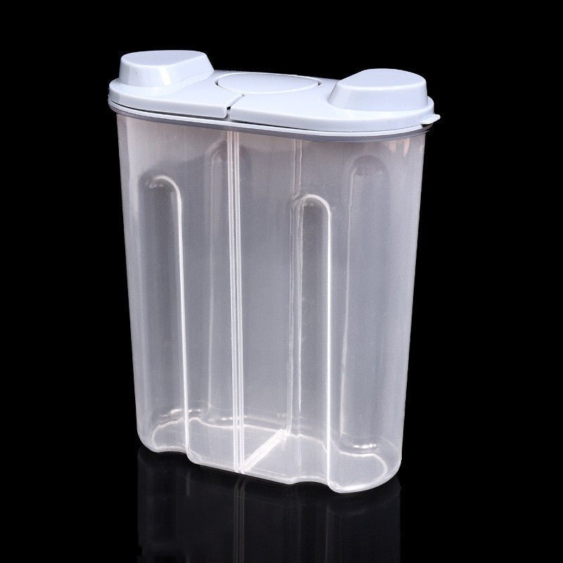 Kitchen Transparent Grain Jar Plastic Storage Box - MyMobile