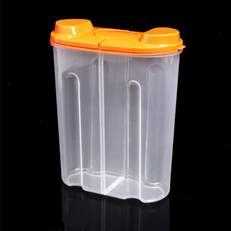 Kitchen Transparent Grain Jar Plastic Storage Box - MyMobile