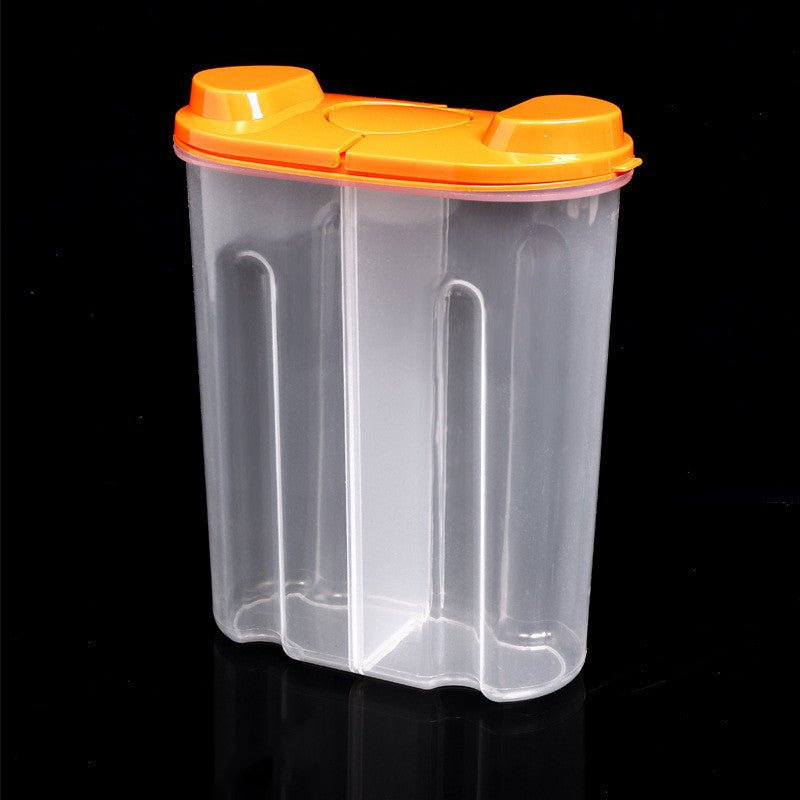 Kitchen Transparent Grain Jar Plastic Storage Box - MyMobile