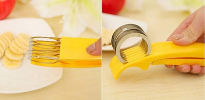 Kitchenware Banana Slicer Stainless Steel Cut Ham Sausage Cutter - MyMobile