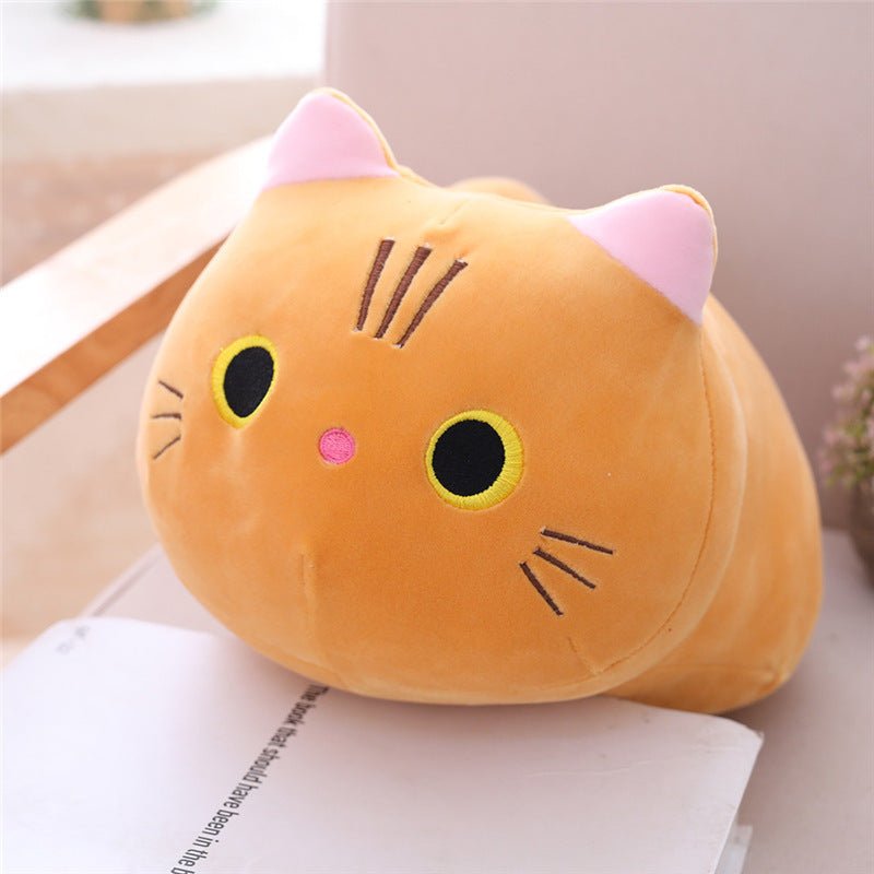 Large Size Cartoon Cat Plush Toys Stuffed Cloth Doll Long Animal Pillow Cushion - MyMobile