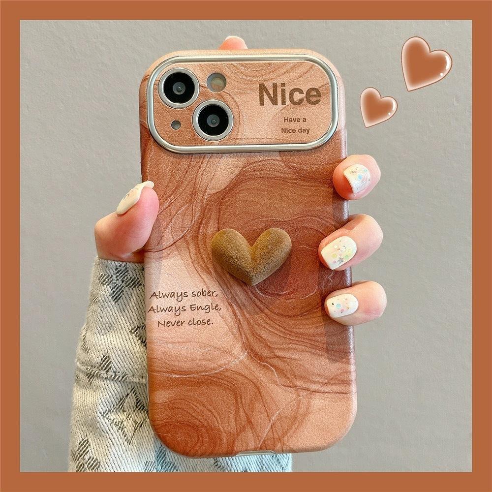 Large Window Veneer Phone Case Silicone Soft Case For iPhone 13, 14, 15 - MyMobile