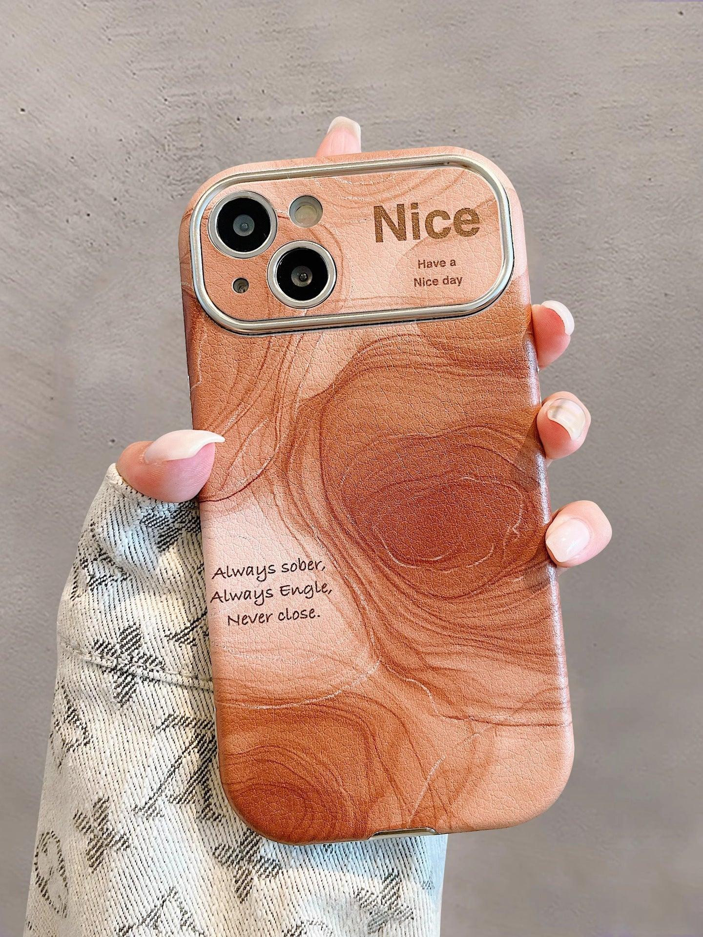 Large Window Veneer Phone Case Silicone Soft Case For iPhone 13, 14, 15 - MyMobile