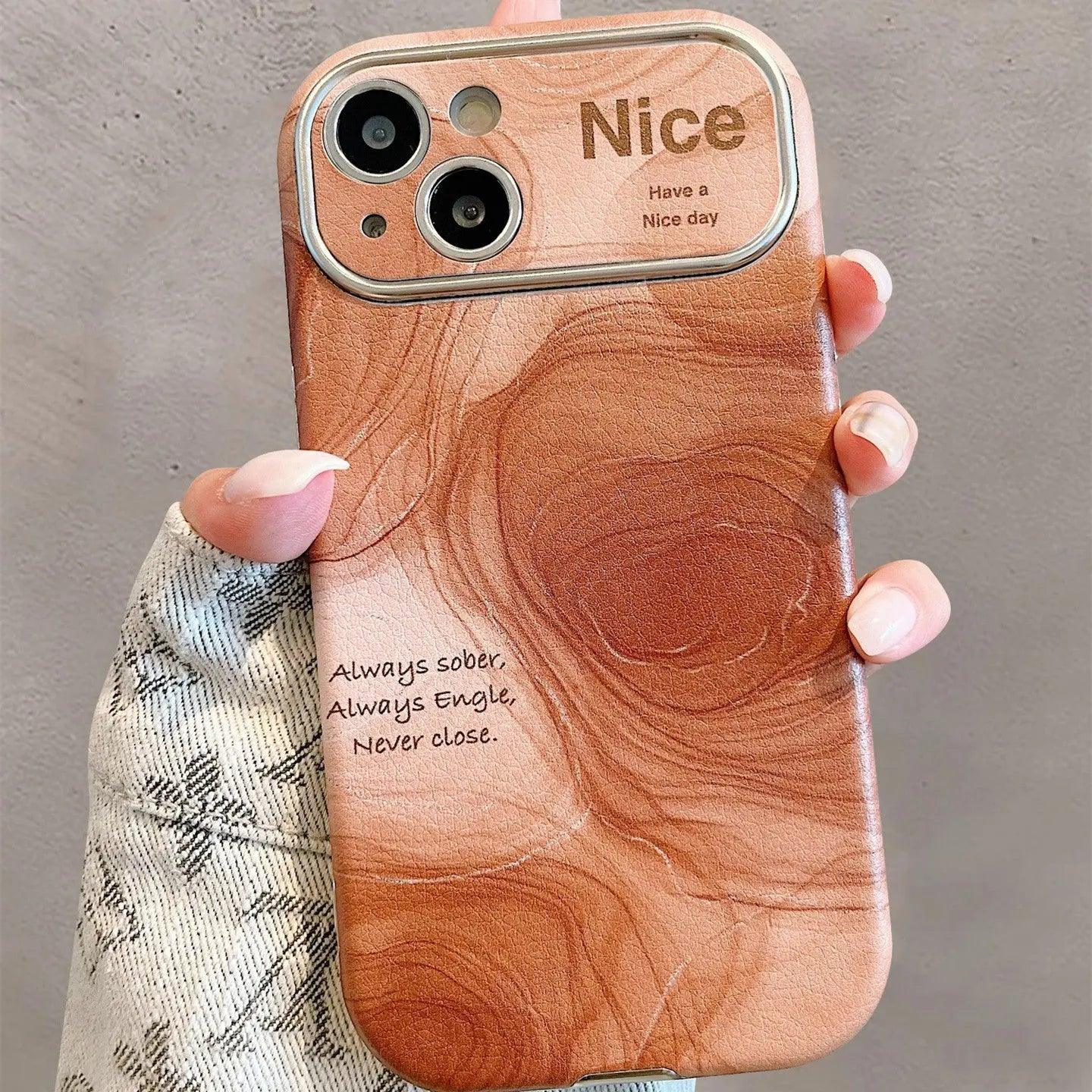 Large Window Veneer Phone Case Silicone Soft Case For iPhone 13, 14, 15 - MyMobile