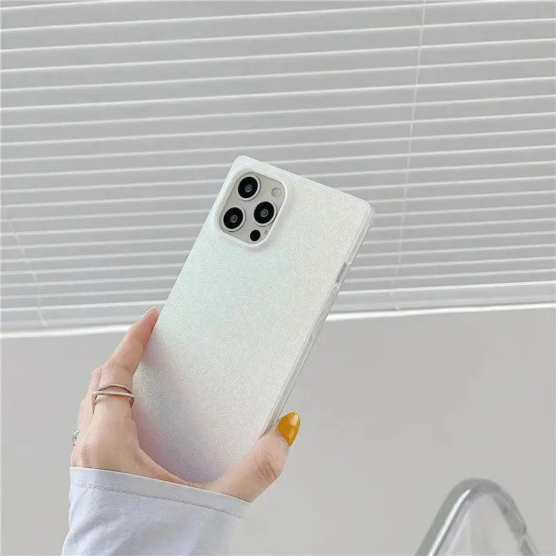 Laser Silk Pattern Square Phone Case - MyMobile