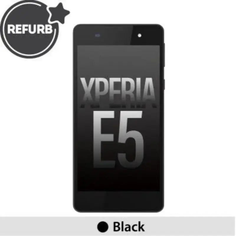 LCD Assembly with Frame for Sony Xperia E5 F3311 F3313 (Refurbished) - Black - MyMobile