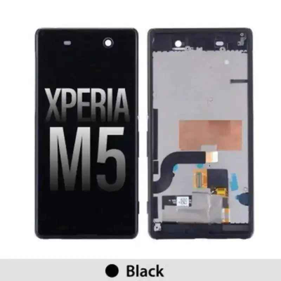 LCD Screen Repair for Sony Xperia M5 â€ŽE5603 E5606 E5653 with Frame -Black