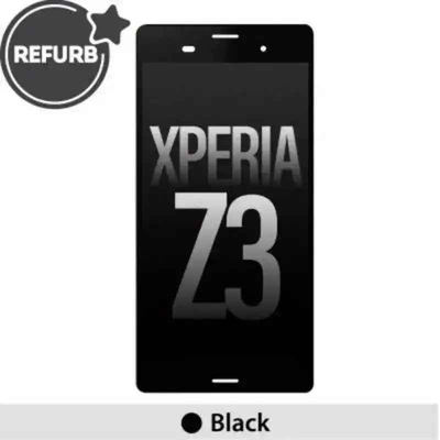 (Refurbished) LCD Screen Repair for Sony Xperia Z3 D6603 D6653 with Frame -Black