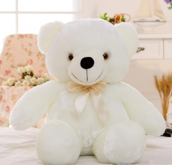 LED Plush Toys Colorful Stuffed Glowing Teddy Bear - MyMobile